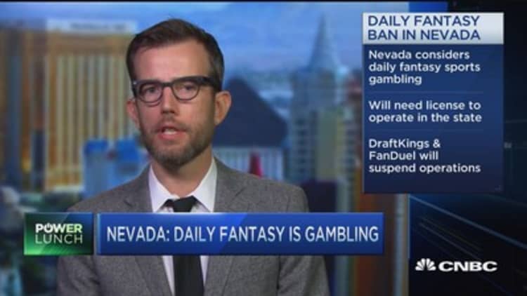 Nevada: Daily fantasy is gambling