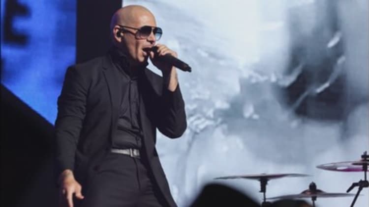 Pitbull weighs in on the streaming music biz
