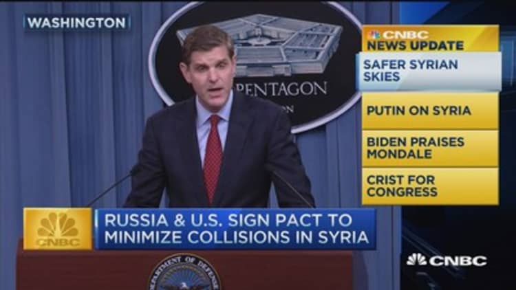 CNBC update: Russia, US reach Syrian air agreement  