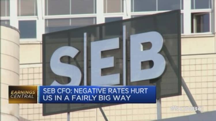 Wonder if low rate ECB policy is working: SEB CFO