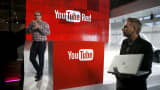 YouTube unveils their new paid subscription service at the YouTube Space LA in Playa Del Rey, Los Angeles, October 21, 2015.