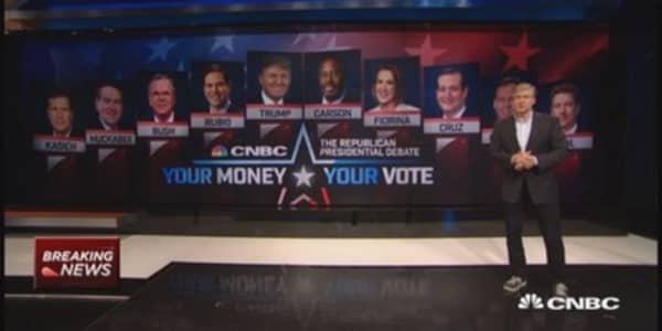 CNBC Republican Debate lineup announced