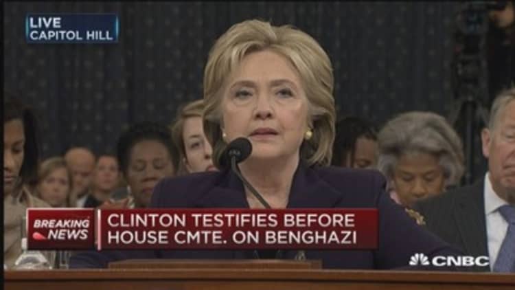 Hillary Clinton testifies on Benghazi
