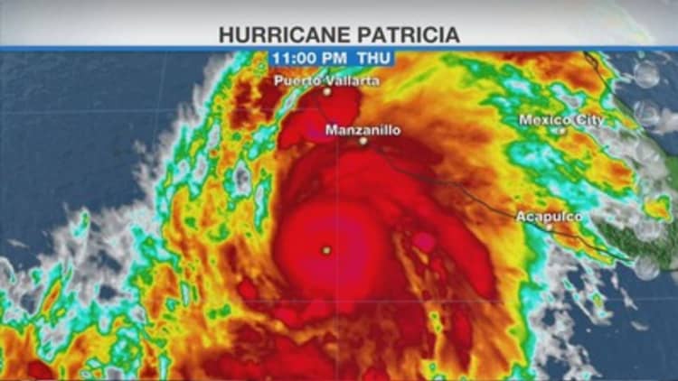 Hurricane Patricia intensifies