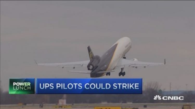 UPS pilots could strike