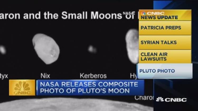 CNBC update: NASA photo of Pluto's moon