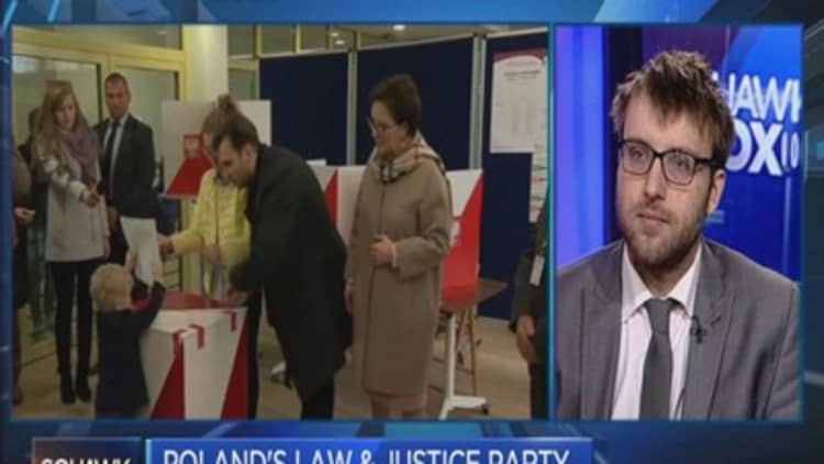 Euroskeptic party wins Poland's election