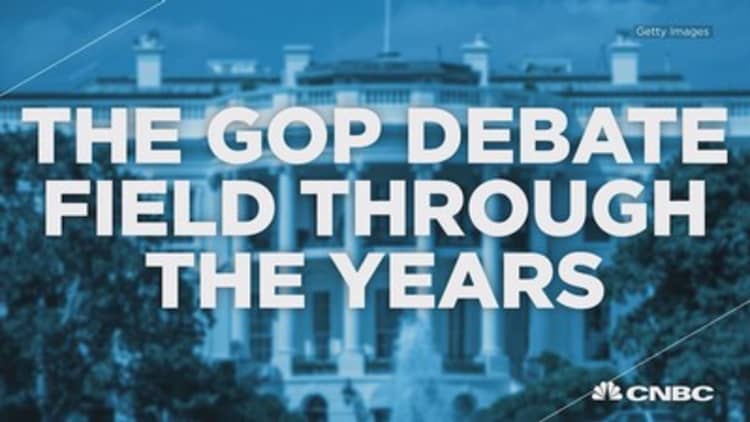 Five years of interviews with the CNBC GOP debate field