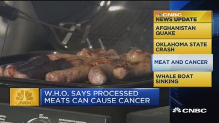 CNBC update: Meat & cancer