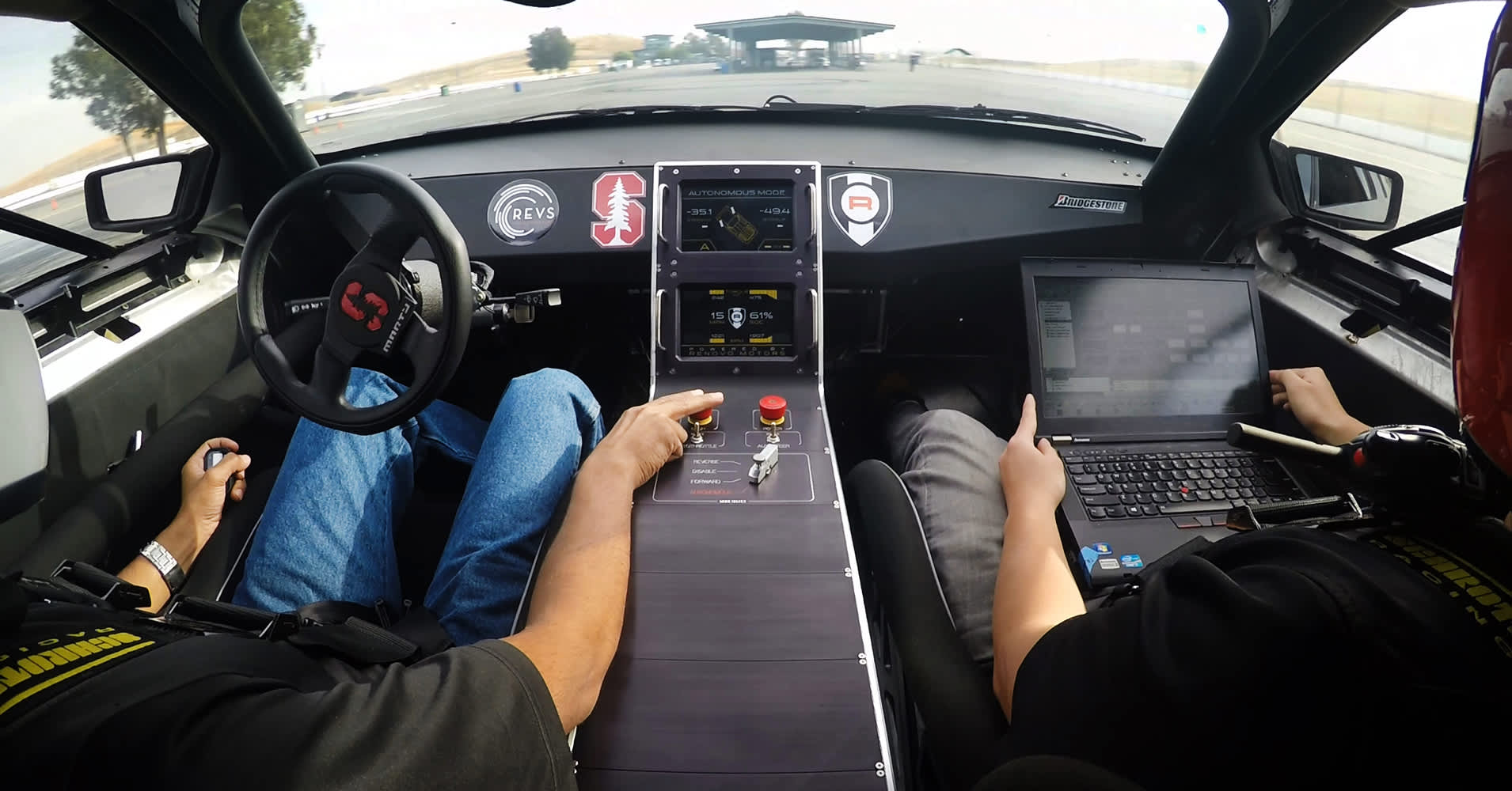 Stanford turns a DeLorean into a drifting, driverless car