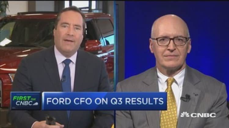 Ford CFO discusses earnings and Trump's confusion