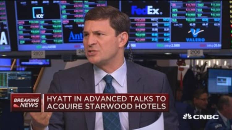 Hyatt in talks to buy Starwood Hotels: Source