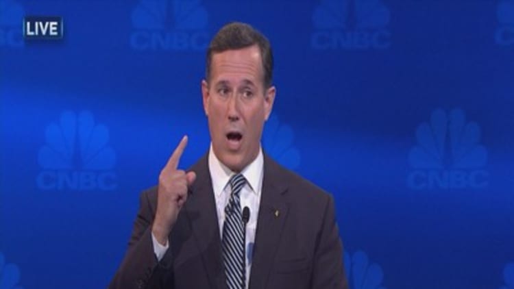 Sen. Santorum: I'll make America #1 manufacturer