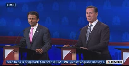 Jindal vs. Santorum: To cut or not to cut taxes