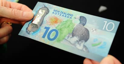 RBNZ cuts rates, blames global easing for strong $NZ