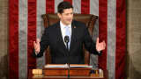 Rep. Paul Ryan, R-Wis. speaks in the House Chamber on Capitol Hill in Washington, Thursday, Oct. 29, 2015.