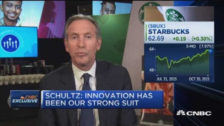 Howard Schultz on Starbucks' growth