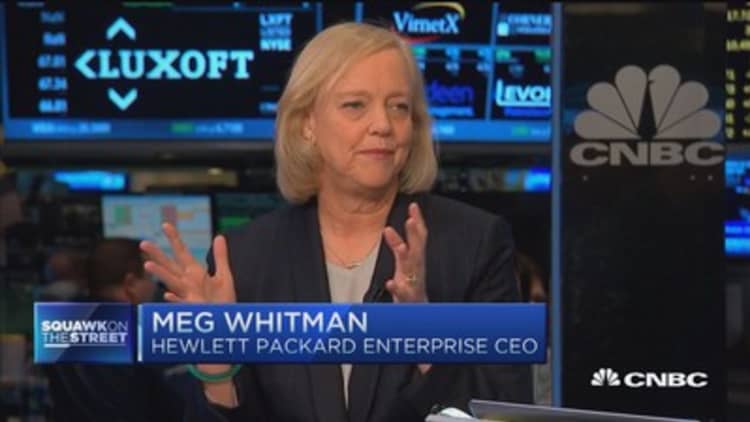 Meg Whitman: Smaller and nimble huge advantage