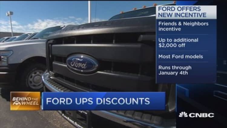 Ford really, really wants to sell you a car