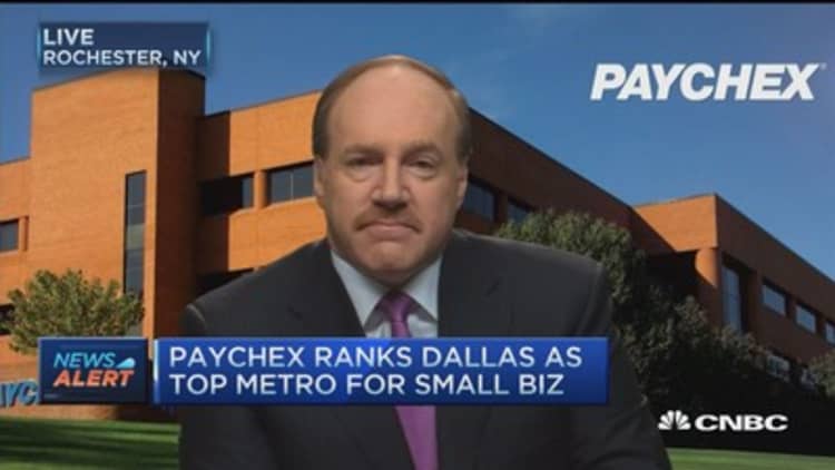 Paychex CEO: Employment growth 'leveling out'