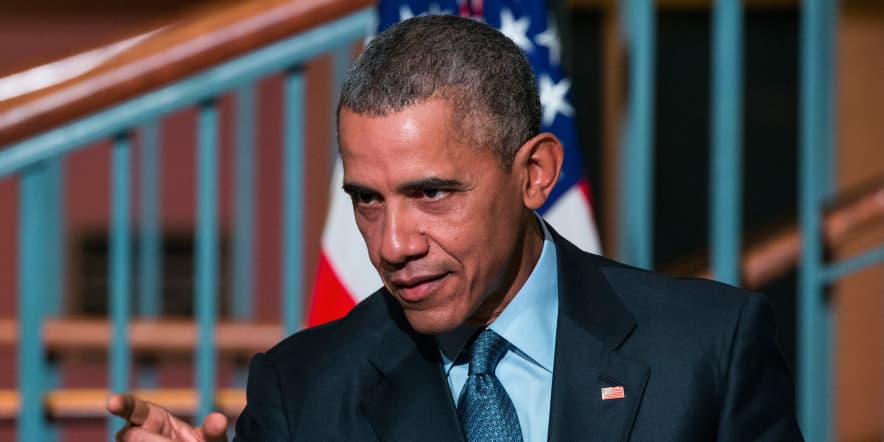 Obama mocks GOP: They can't even handle CNBC 