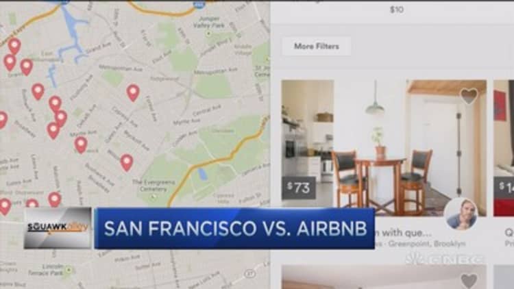 San Francisco vs. Airbnb
