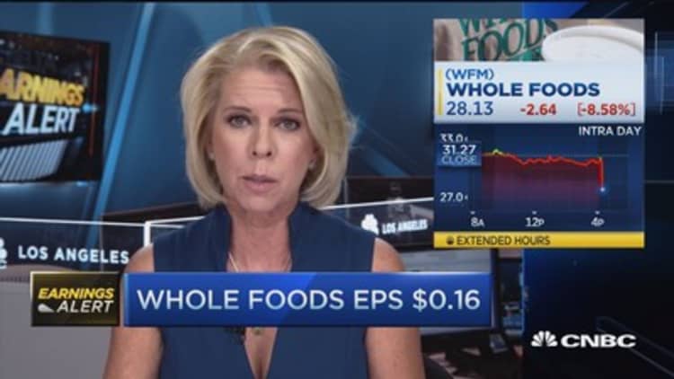 Whole Foods slides 8% on earnings miss