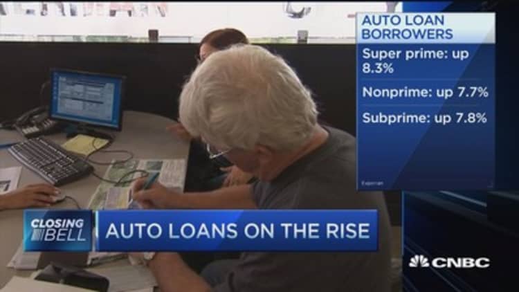 Is there a bubble in auto loans?
