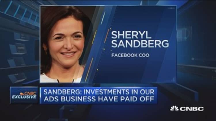 Facebook the best minute and best dollar for advertisers: Sandberg
