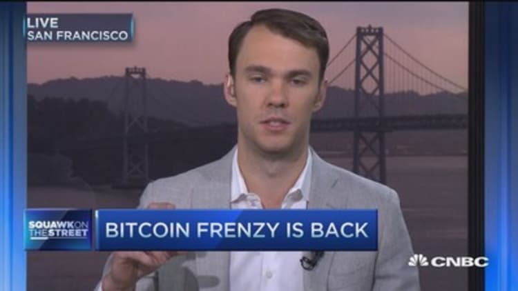 Bitcoin frenzy back