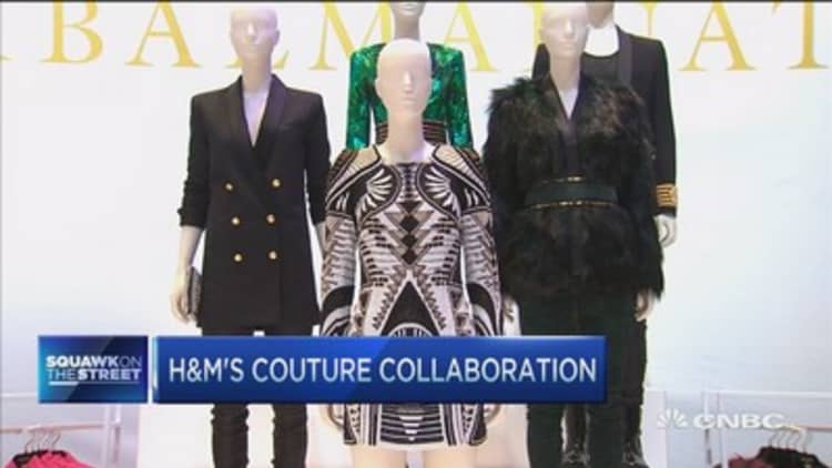 H&M's Balmain launch draws crowds