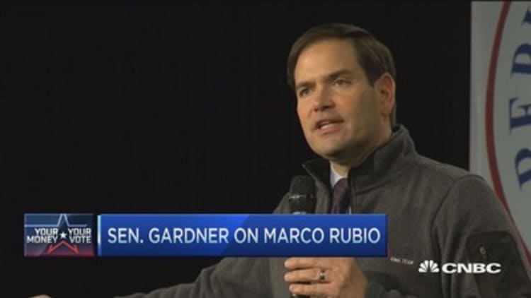 Marco Rubio gets a boost