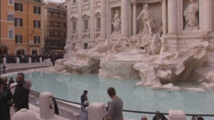 Rome's Trevi reopens after $2.4M restoration