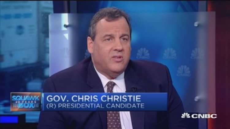 Gov. Christie: Americans right, tax system rigged for rich