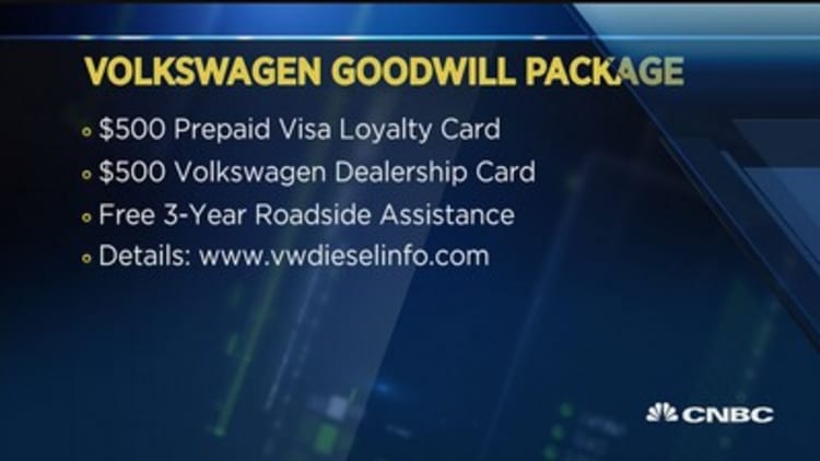 Volkswagen offering good will package