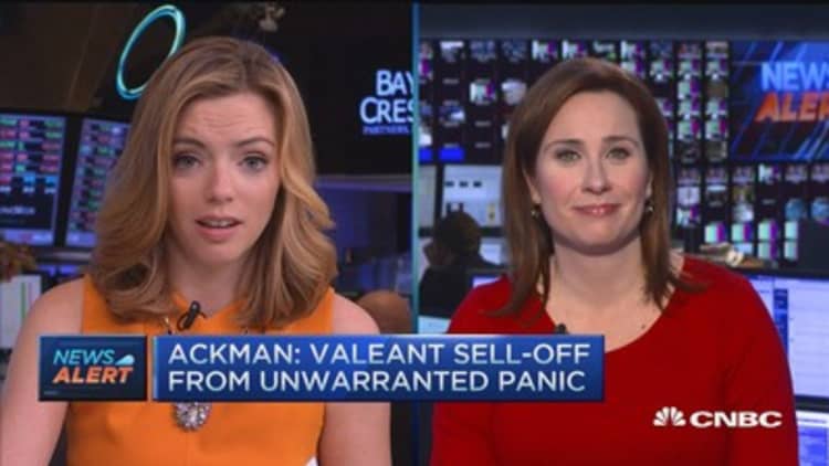 Bill Ackman reiterates confidence in Valeant