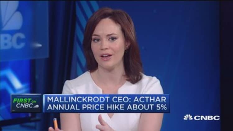 Mallinckrodt CEO: Acthar protected by trade secret