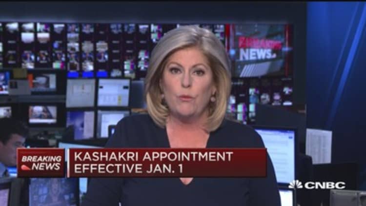 Kashkari appointed Fed president