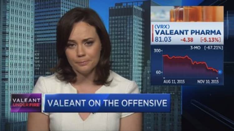Valeant speaks to shareholders