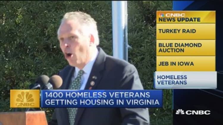 CNBC update: Homeless veterans get homes