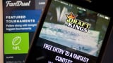 The DraftKings app and FanDuel website