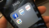 The FANG stocks: Facebook, Amazon, Netflix and Google