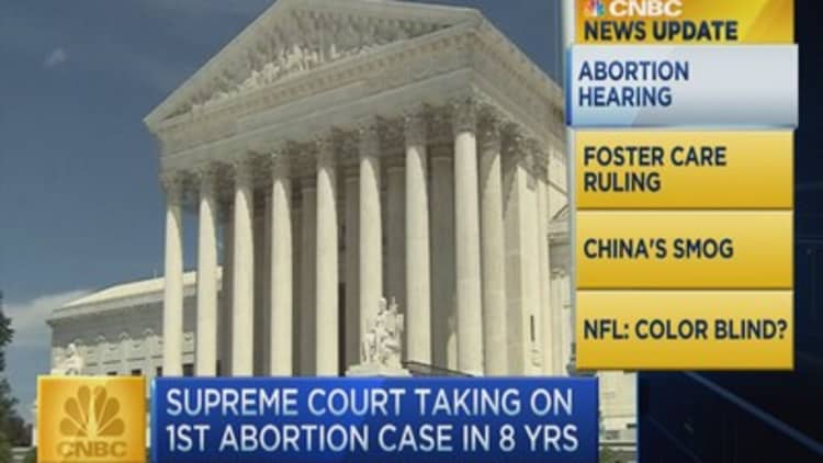 CNBC update: First abortion hearing in 8 years