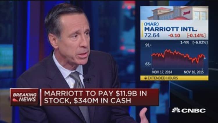 Marriott CEO: Global synergy powerful with Starwood