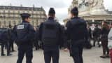 Police maintain a strong presence in Paris days after the deadly Paris attacks by ISIS.
