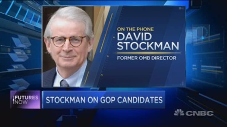 David Stockman on 2016 GOP candidates