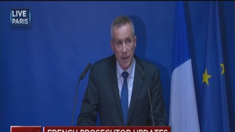 French prosecutor speaks on Paris investigation