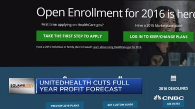 UnitedHealth warns on Obamacare