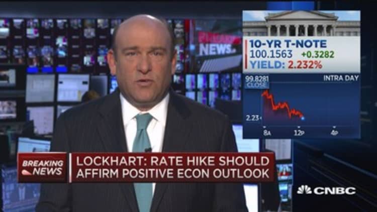 Lockhart: Comfortable moving off zero rate soon