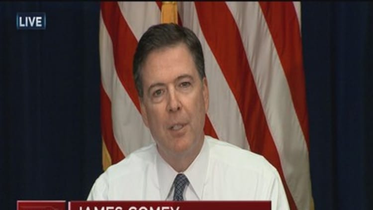 FBI Director: 'Not aware of any Paris-type attack' in US